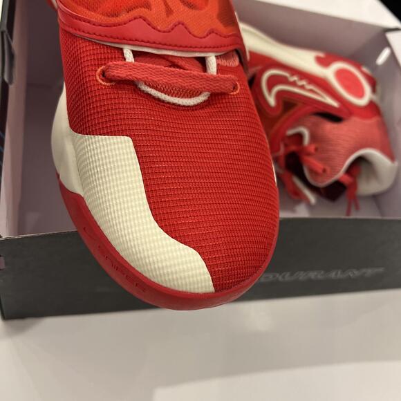 Nike KD Trey 5 X Basketball Shoes Size 14 Uni Red Coco Ember Zoom Air DD9538 601 - Picture 13 of 13